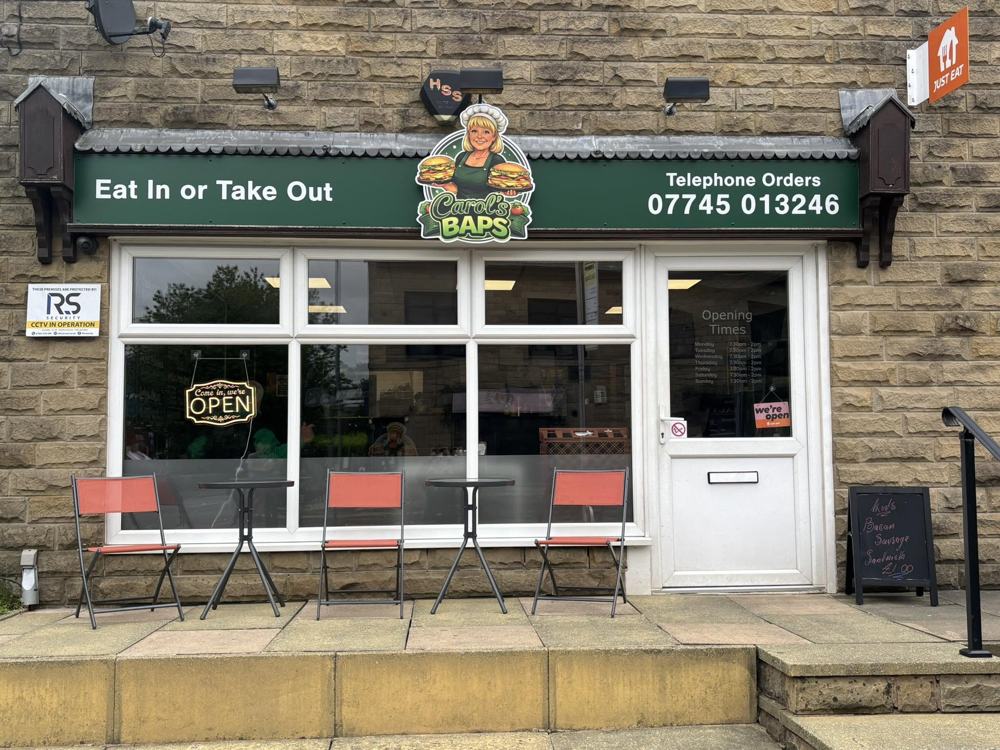 Carol’s Baps shopfront on Dale Street